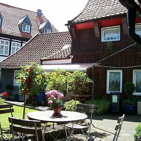 Altes Tageloehnerhaus Von 1510 Mit Garten Und Parkplatz Goslar Exterior photo